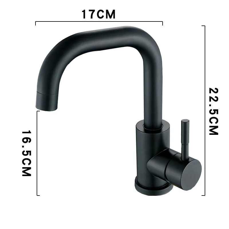 

Смеситель для раковины с одним отверстием из нержавеющей стали 304, вращающийся кран для горячей и холодной воды, керамический смеситель для раковины для ванной комнаты, раковина под столешницей