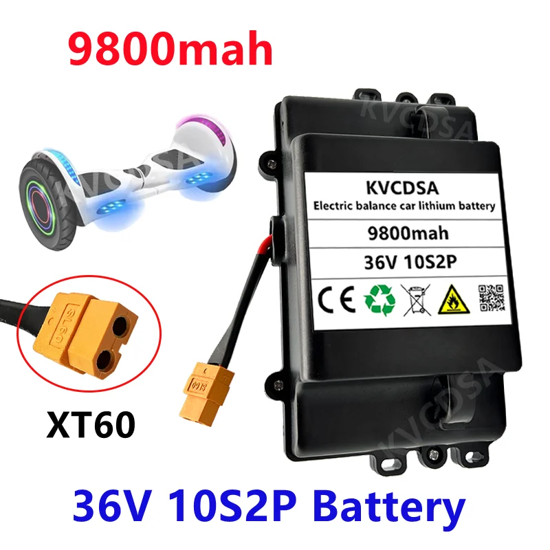 

Новинка 100% 10S2P 36 В литий-ионная аккумуляторная батарея 9800 мАч для двухколесного электрического скутера балансировочный автомобильный гиро...