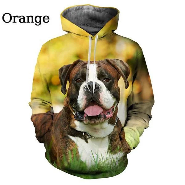 2023 Men/Women 3d Dog Print Hoodie Fashion Casual Cute Funny Unisex Cool Sweatshirt Pullover