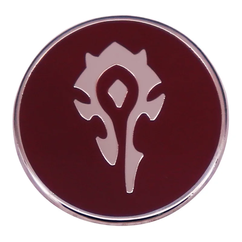 

Game World Oof Warcrafts Horde Logo Enamel Pin Brooch Gamer Badge Best Friend Gift Hi-Q Wholesale Pins for Backpacks Enamel Pin