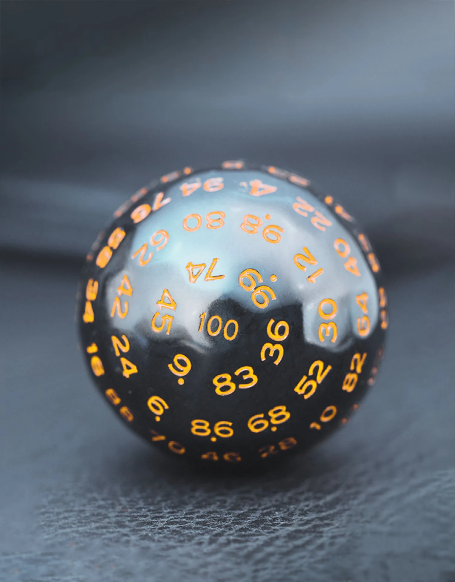 Черные сферические D100 игральные кости D &amp COC настольные игры DND РПГ