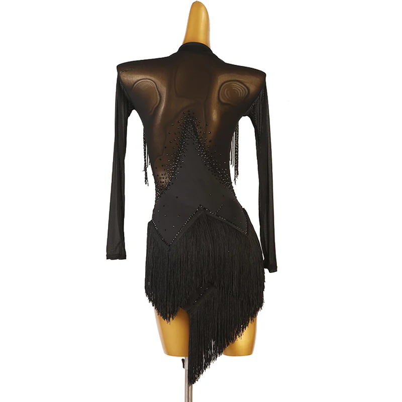 Платье для латиноамериканских танцев высококлассная индивидуальная юбка с