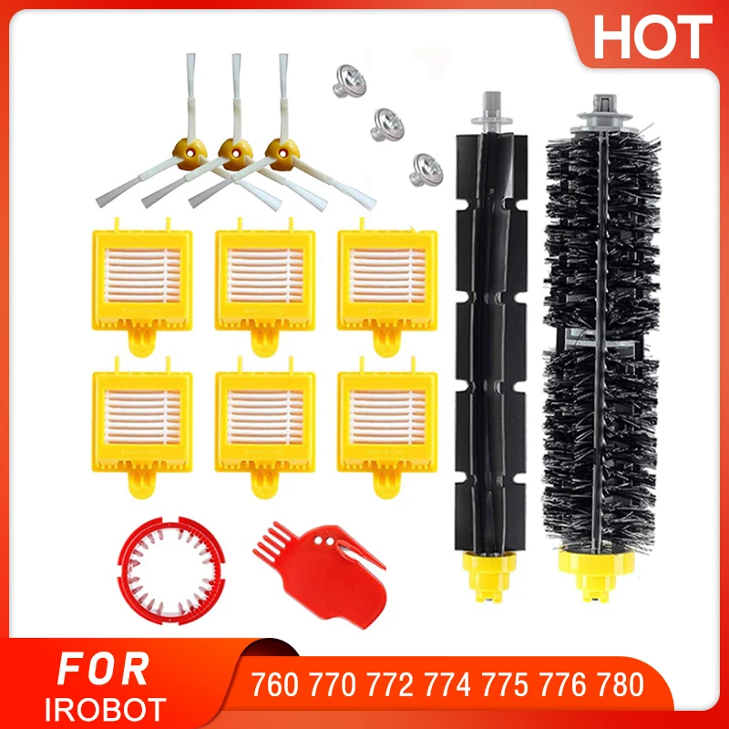

For IRobot Roomba 700 Series Replacement kit 760 770 772 774 775 776 780 782 785 786 790 Accessories Brush roll filters brush