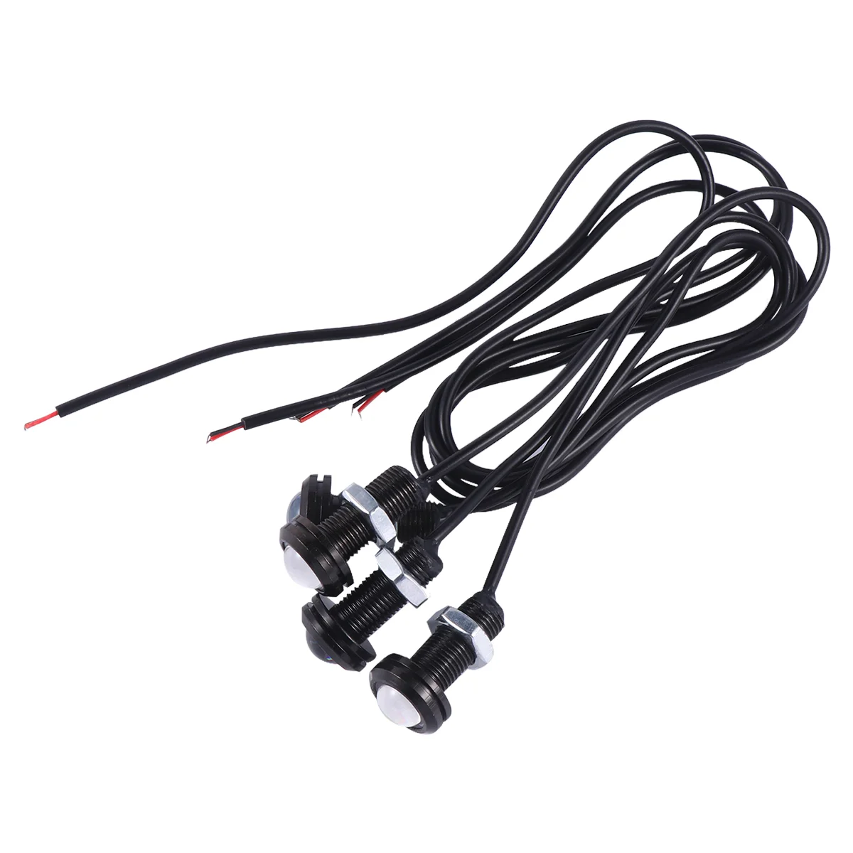 

4 PCS/Set Eagle Eye Lamp Waterproof Car LED Light Motorcycle Headlight DRL Tail Lights Bulbs