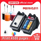 PG510 CL511 Замена чернильного картриджа для Canon 510 511 XL для MP240 MP250 MP260 MP280 MP480 MP490 IP2700 MP499 принтера