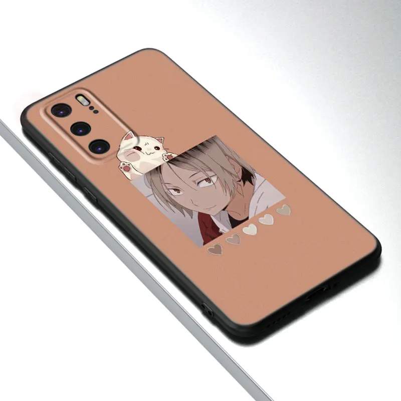 Чехол для телефона с аниме Kozume Kenma Haikyuu Huawei P50 P40 P30 P20 P10 P9 P8 Lite 2017 P Smart Z S Pro 2021 2020 2019 2018