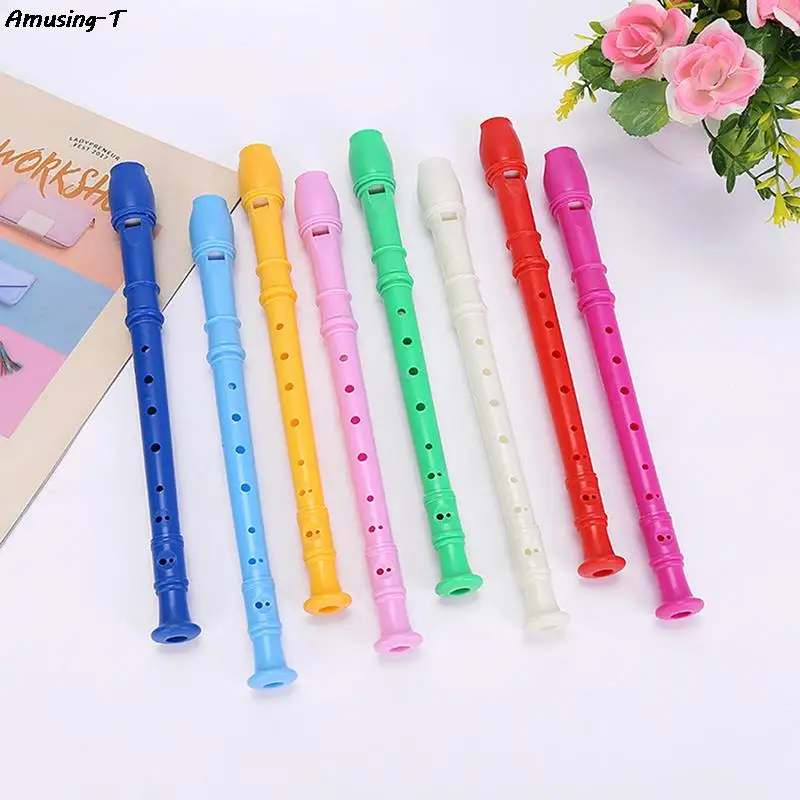 Long Flute Woodwind Instrument Colorful Kids Gift Flute