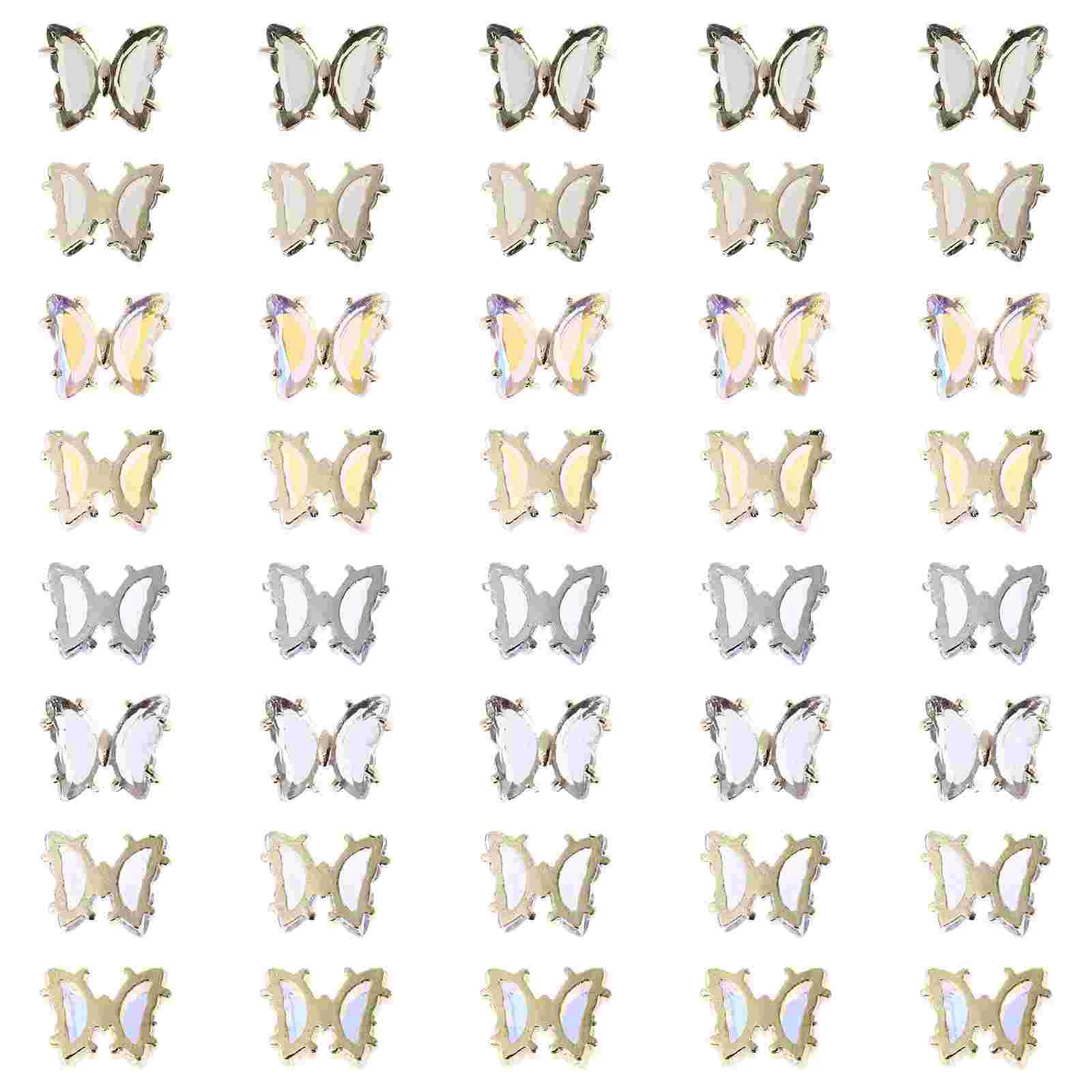 

Аксессуары для ногтей 3d очаровательные бабочки украшения декор Аппликации украшения