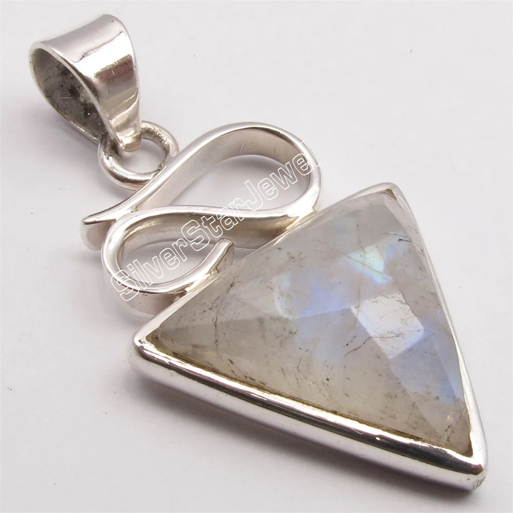 

India Semi-precious Stone Pendant 1.2"
