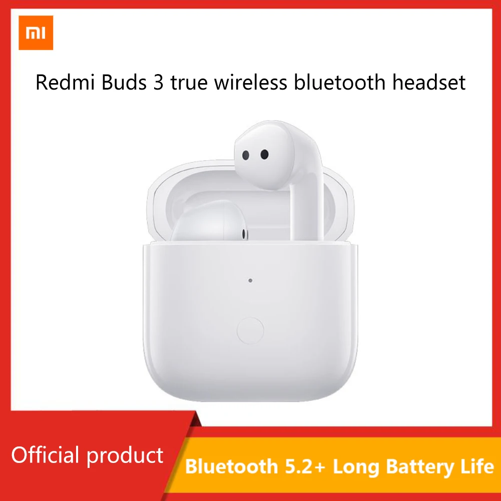 

Для Xiaomi Redmi Buds 3 Tws беспроводные наушники 5,2 наушники с IP54 Life Водонепроницаемая портативная гарнитура