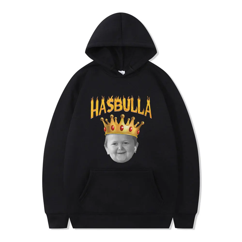 

Hasbulla Fighting Meme Mini Khabib bloger 2022 популярные новые продукты с милым принтом зимняя свободная повседневная мужская толстовка с длинным рукавом