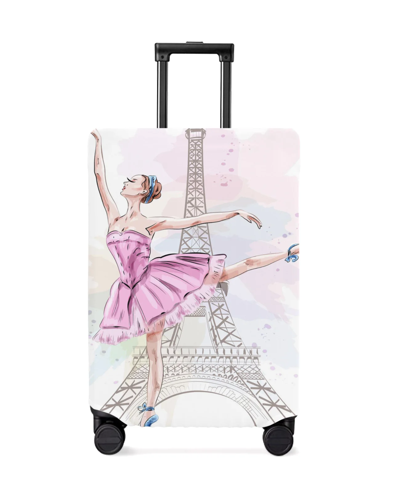 

Woman Dance Eiffel Tower Art Travel Luggage Cover Elastic Baggage Cover Suitcase Case Dust Cover Travel Accessories