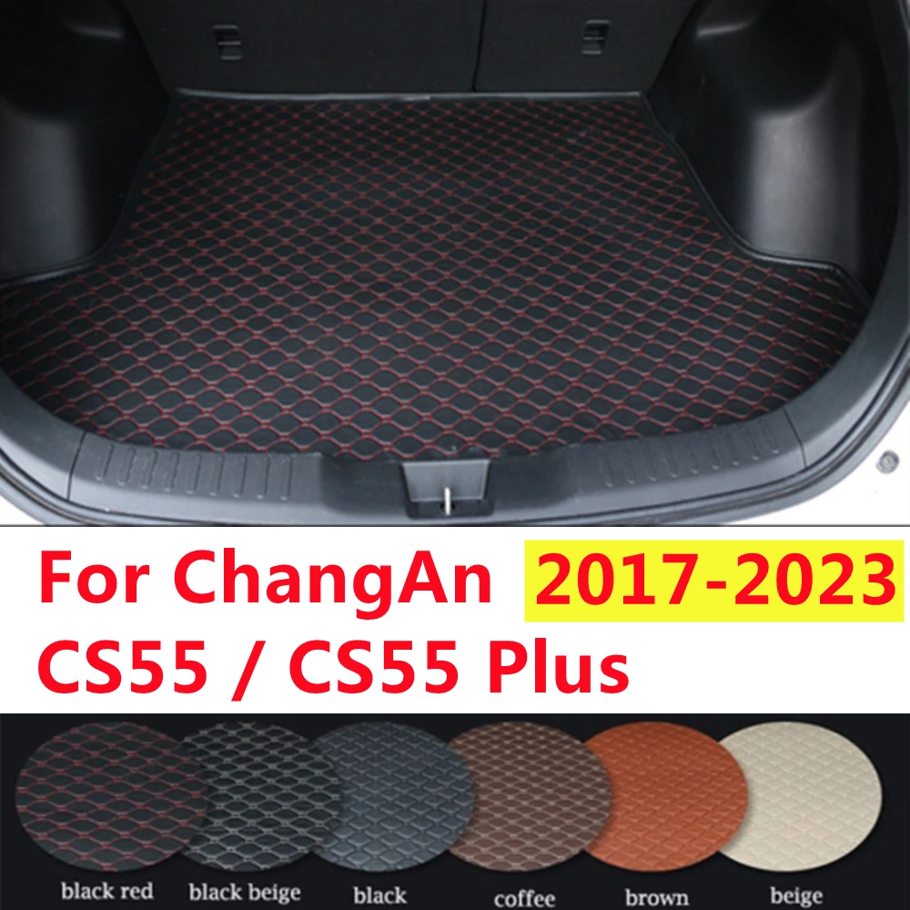 

SJ Custom подходит для ChangAn CS55-Plus CS55 2017-2023 водонепроницаемый автомобильный коврик для багажника авто задний поднос для ботинок подкладка для ковра