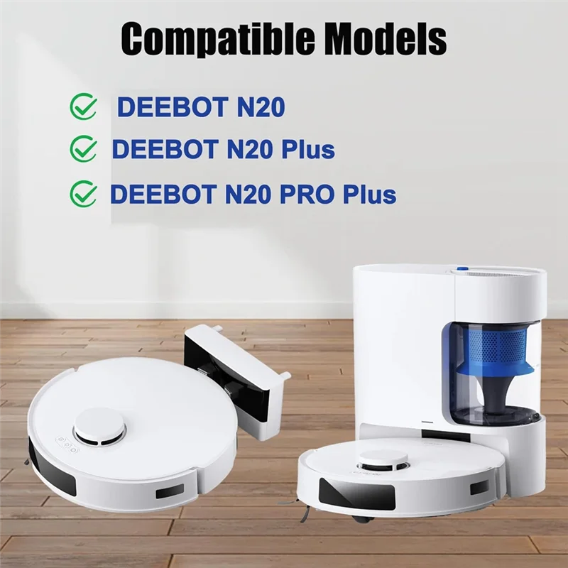 Фото TCF-13 шт. для ECOVACS DEEBOT N20 Plus/N20/N20 PRO Plus, запасные части для пылесоса, роликовая боковая щетка, фильтр, ткань для швабры №3