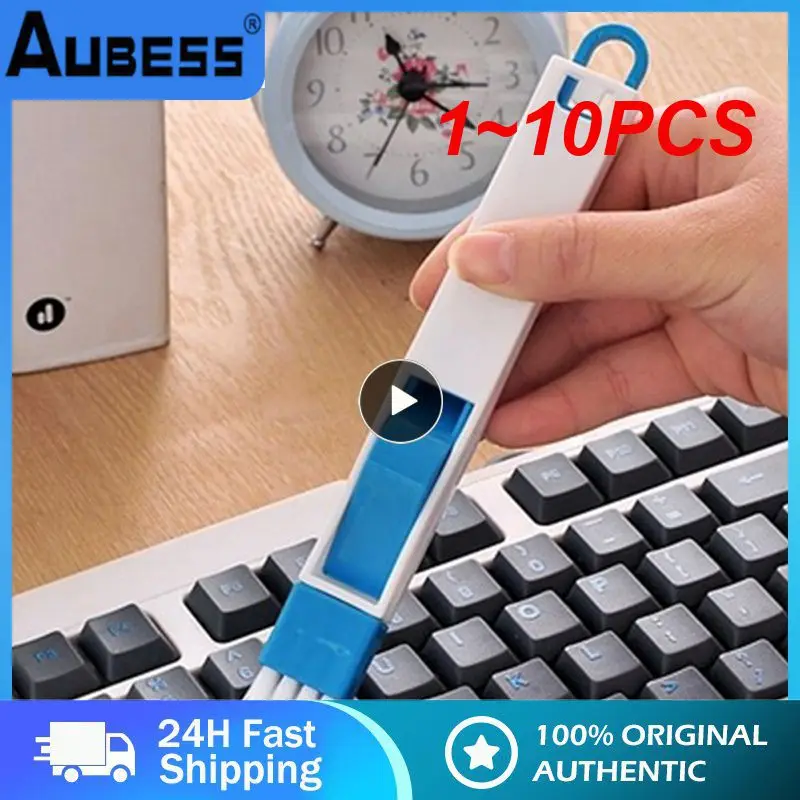 

1~10PCS Multipurpose School Office Desk Set Computer Keyboard Cleaning Brush Cleaner 2 In 1 Stationery Tool Office Supplies