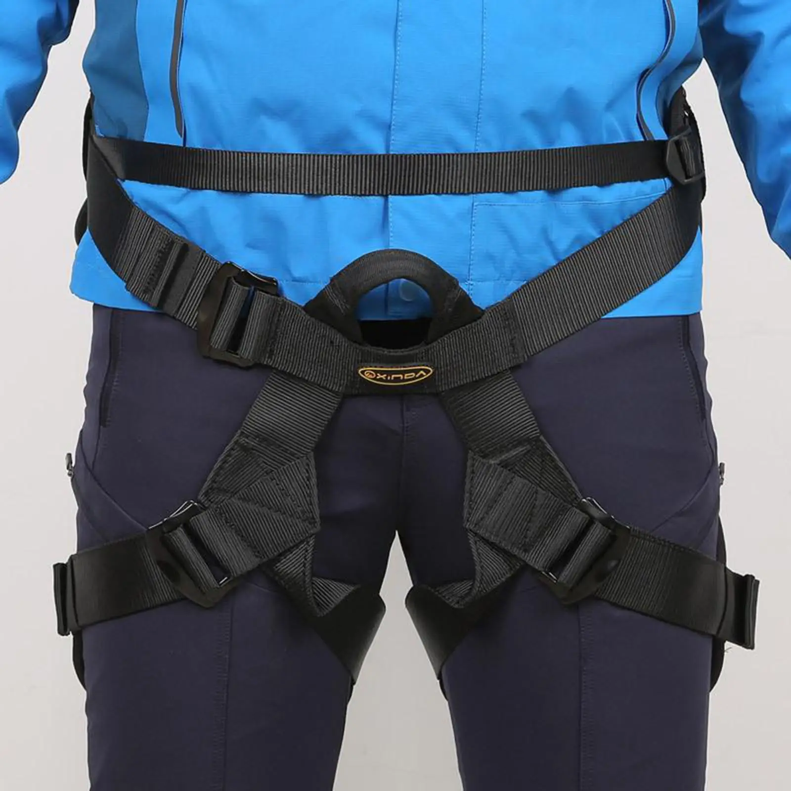 

Tree Climbing Rappelling Harness Seat Sitting Belt Half Body