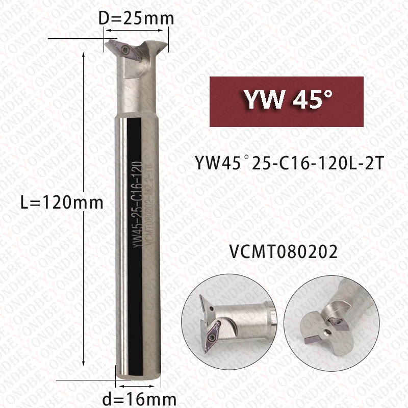 

Фреза для пазов "ласточкин хвост" BEYOND YW45 YW55 YW60