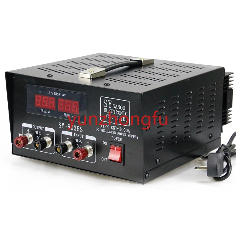 

Marine DC voltage regulator power converter for both AC and DC 35A 220/24V 40V to 13.8V conversion