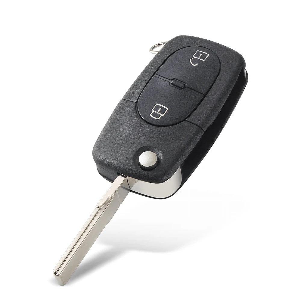 Фото KEYYOU 2/3 кнопки откидной складной сменный чехол для дистанционного ключа автомобиля для VW Volkswagen Golf Polo T5 Passat Skoda Beetle №3