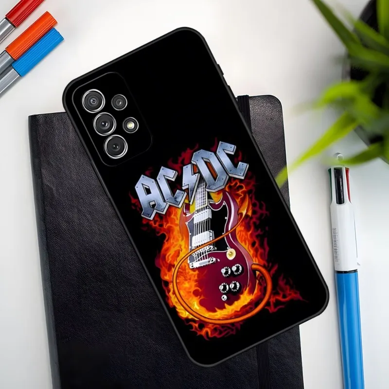 AC∕DC Rock Band Phone Case For Samsung Galaxy S30 S23 S20 S22 S10 S21 S7 S9 S8 Pro Plus Ultra Fe Back Design Cover images - 6