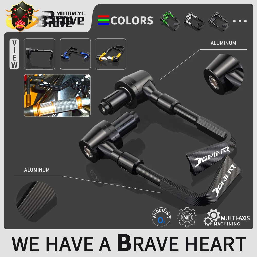 

Motorcycle Handlebar Grips Guard Brake Clutch Levers Guard Protector For Bajaj Dominar 400 2017 2018 2019 2020 2021 2022