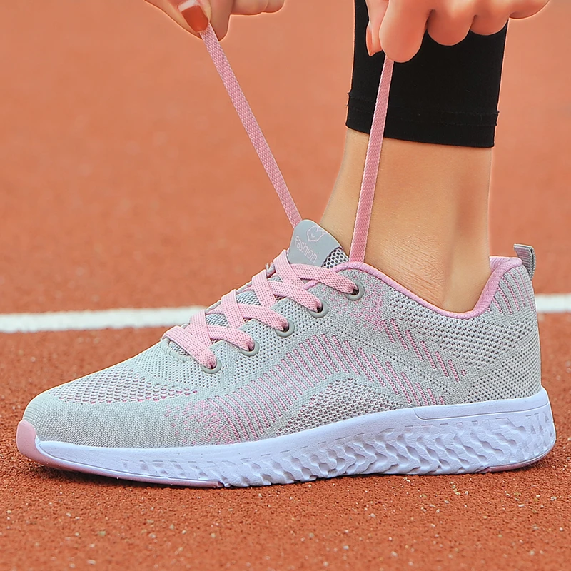 Sneakers Womens Running Shoes Casual Jogging Walking Shoe for Women Lightweight Platform Footwear Comfortable  Lace-up