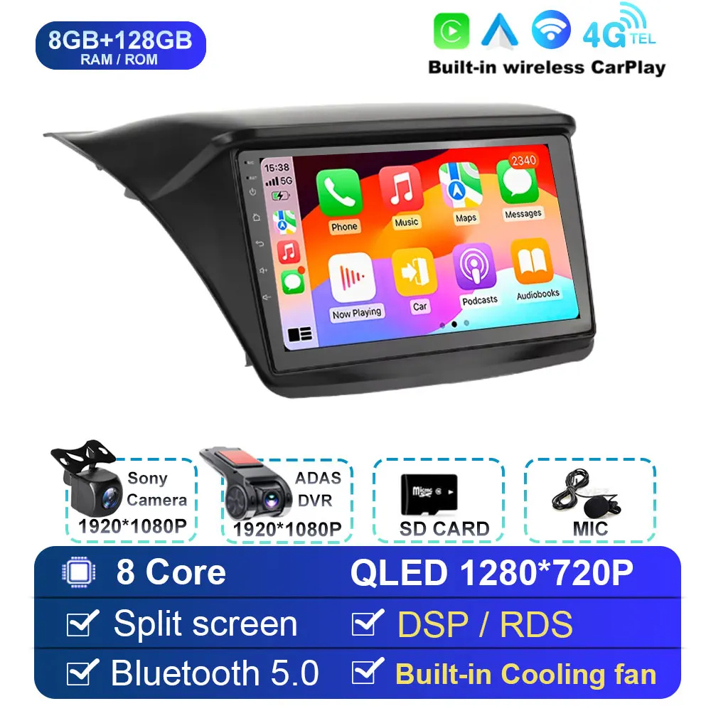 

Автомагнитола для Mitsubishi Pajero Sport 2 L200 Triton 2008-2016, 2 DIN, Android 15, мультимедийный плеер, GPS-навигация, CarPlay, головное устройство