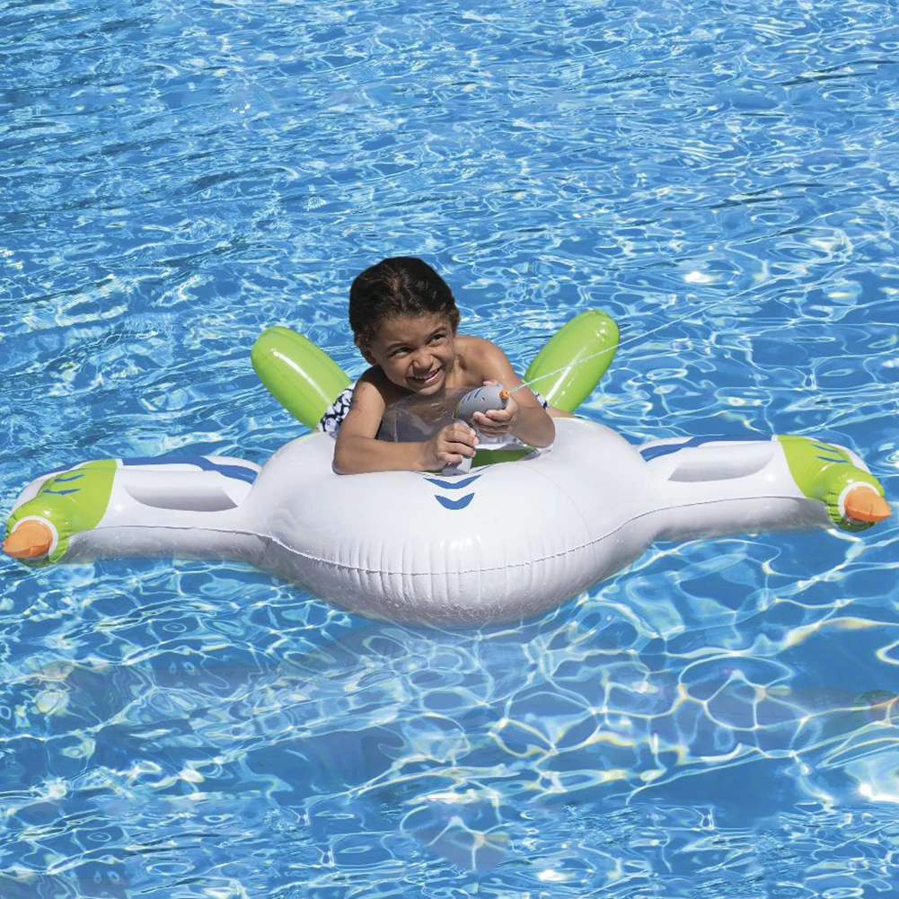 

Funny Inflatable Water Jet Swimming Ring Kid Floating Air Cushion Children Beach Party Summer Water Lounger Toy