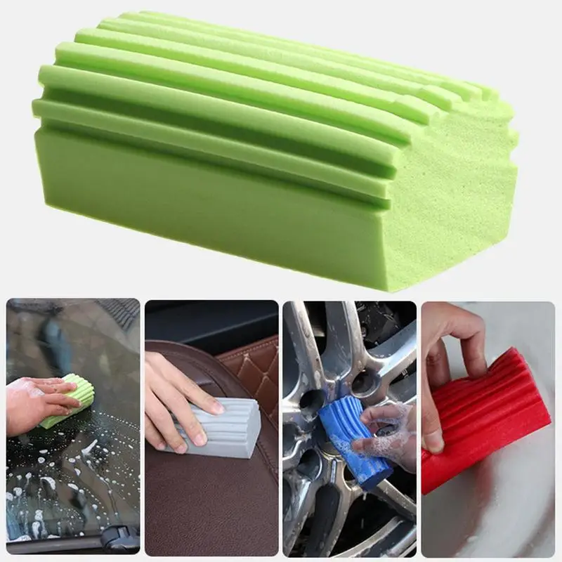 

Car Wash Sponges Multi-function Strong Absorbent PVA Sponge Car Household Cleaning Spong Cleaning Rubbing Sponge Accessories