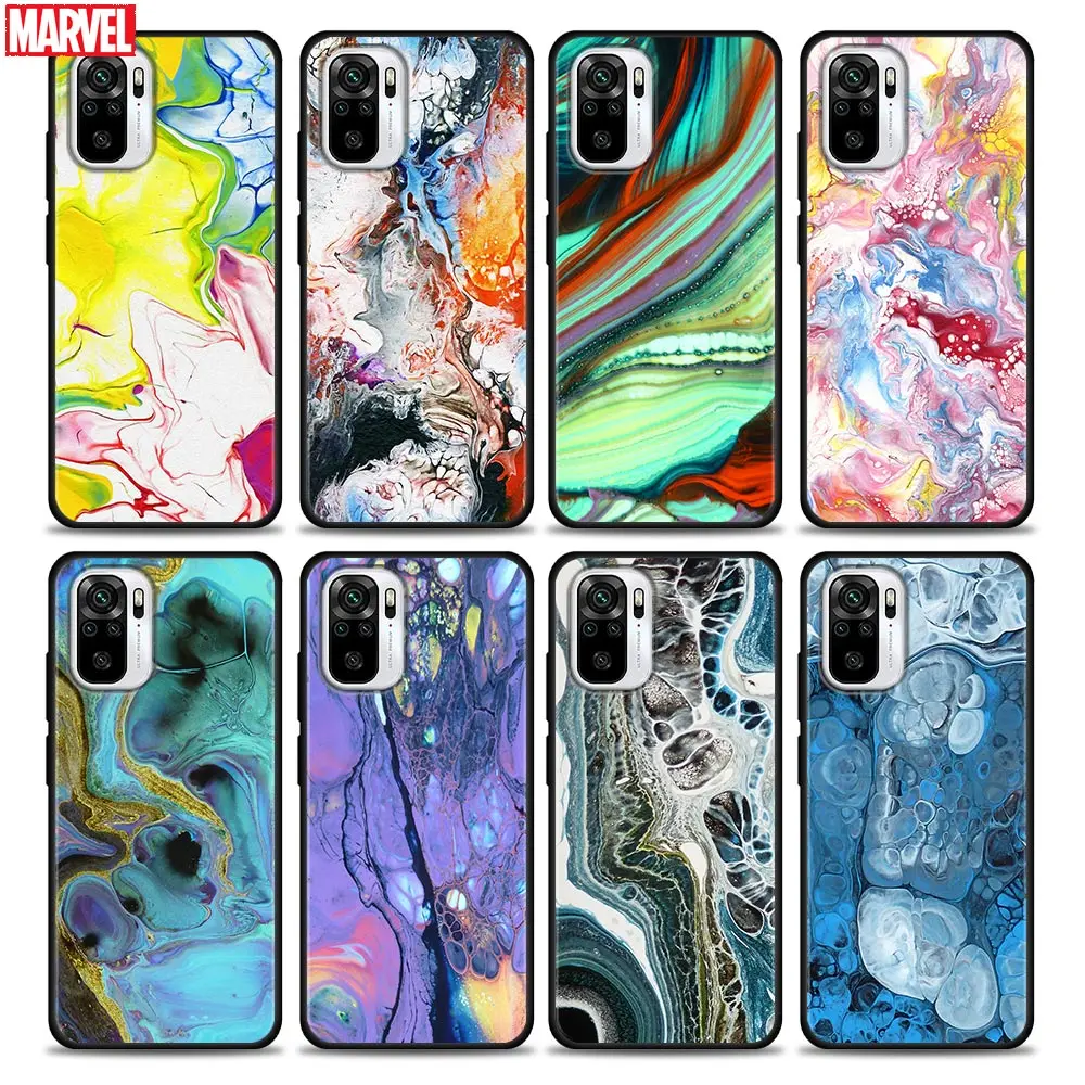 

Case For Redmi K40 K30 K20 12C 10 10C 9T 9C 9A 9 8A 7A 7 6A 6 5A 5 4X 4A Pro Plus 5G Cover Case Abstract Painting Artistic Lines