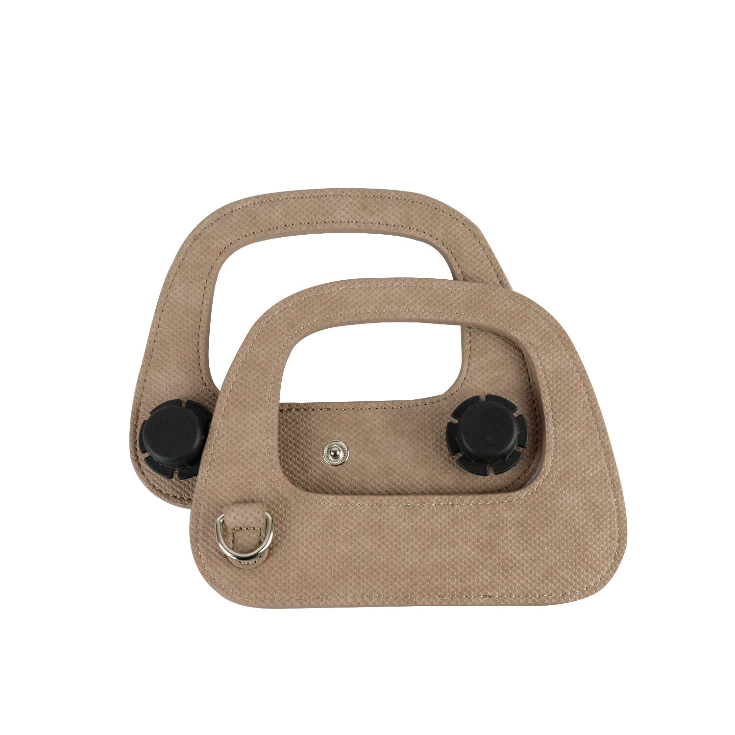 tanqu Colorful Oblong Faux PU Leather Handle with silver Metal D buckle for Obag'50 Bag  Handle for O Bag O50' handbag Accessory