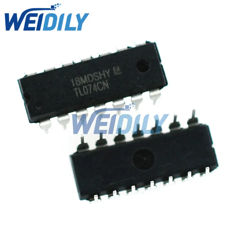 

10 шт. TL074CN DIP14 TL074 DIP-14 рабочий усилитель IC новый