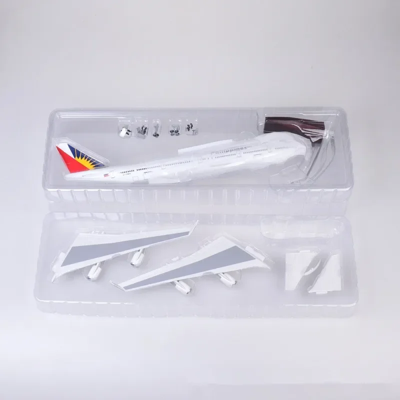 1:150 масштаб 47 см литая под давлением модель Philippine Airlines Boeing 747 полимерный самолет