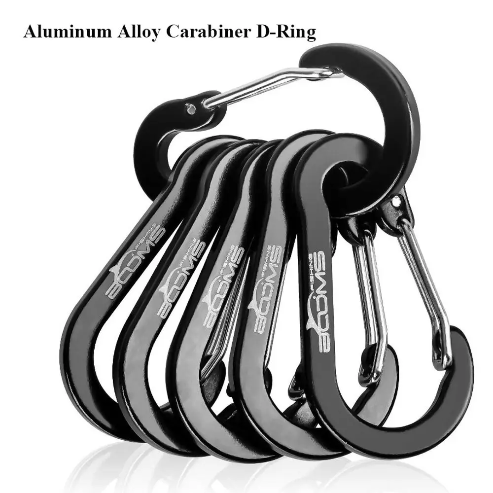 

Aluminum Alloy Lock Buckle Hook Fishing Tool Outdoor Camping Keyring D-Ring Keychain Climbing Snap Clip Carabiner