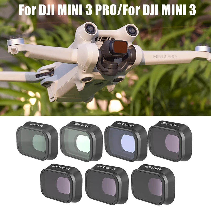 

UV CPL ND8 Lens Filters For DJI MINI 3 PRO Drone Camera Neutral Density Filter Set For DJI MINI 3 Accessories ND 8 16 32 64