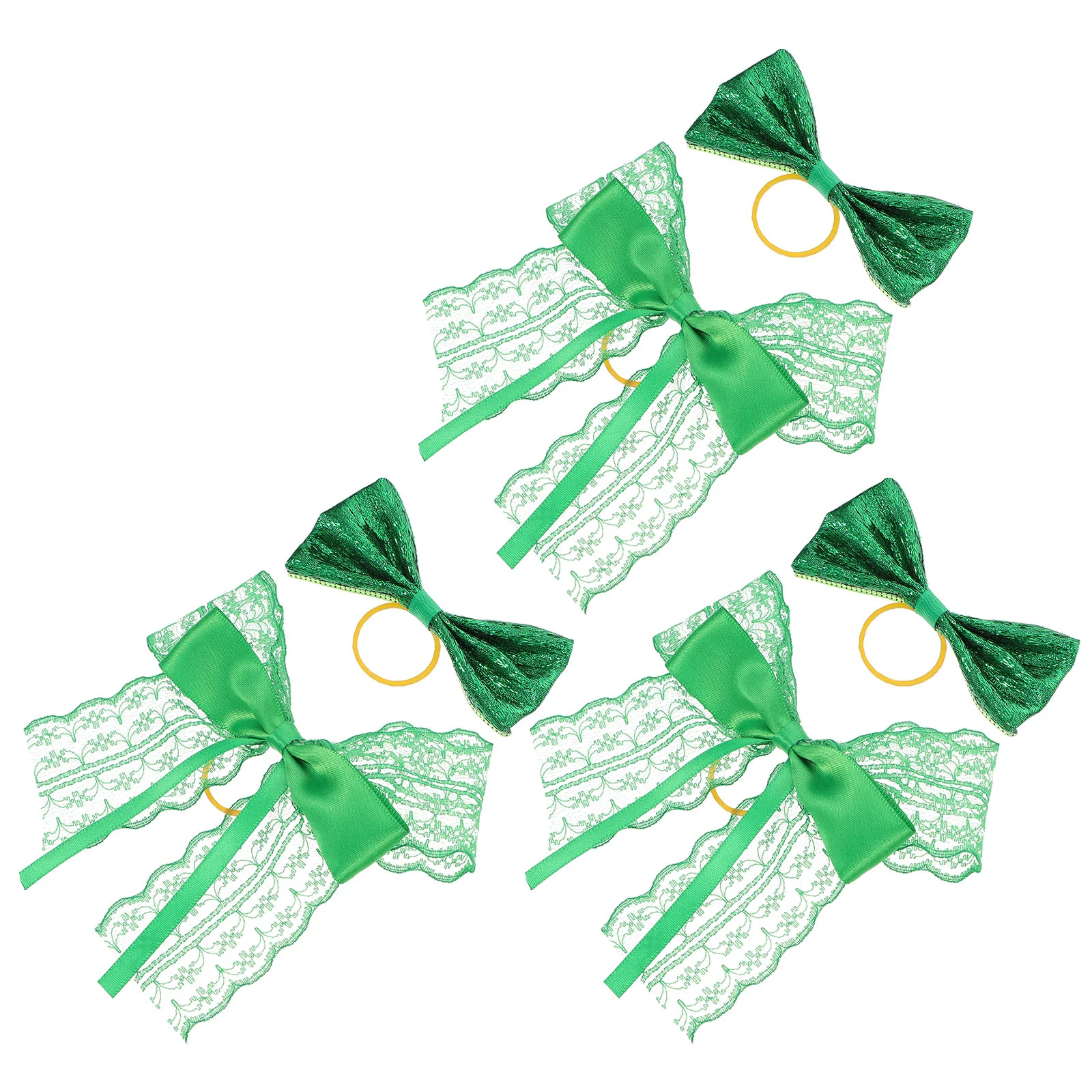 

6pcs Bottle Decors Mini Ties Bottle Bowknots DIY Crafts Bottle Lids Decor for Gift Bottle Patrick's Day Party