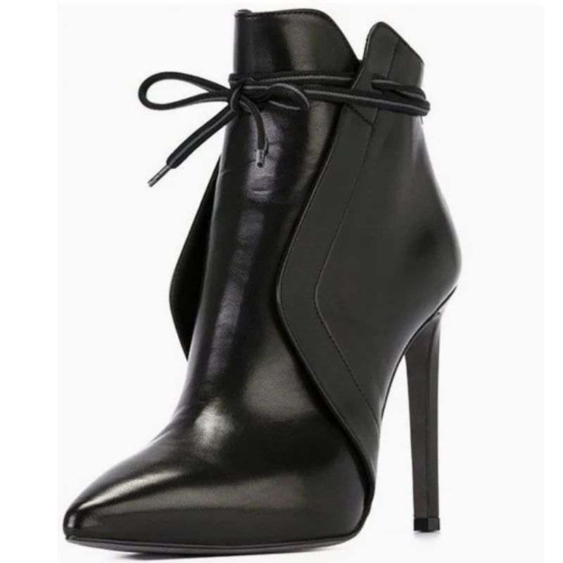 2021 New Sexy Pointed Boots European and American Stiletto Platform Nude Women High Heel Zapatos De Mujer | Обувь