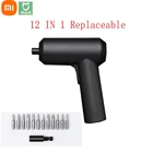 Электрическая отвертка Xiaomi Mijia, аккумуляторная отвертка 3,6 В, 2000 мАч, Запатентованная беспроводная конструкция, крутящий момент 5 нм, 12 шт., биты S2, PH H SL