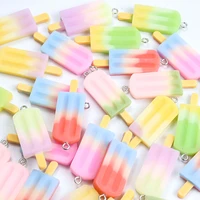 resin candy colors emulational ice cream popsicle charms craft making earrings pendant necklace diy handmade jewelry accessories