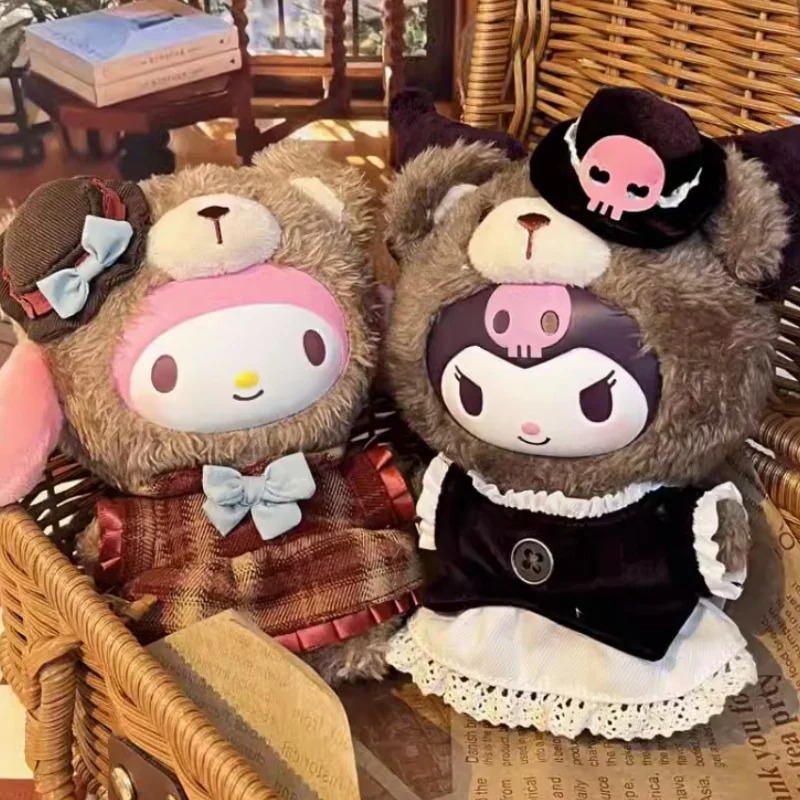 Kuromi Family British Afternoon Tea Series Blind Box Doll Toy Cute Cinnamoroll Hello Kitty Character Pendant Decorative Gift