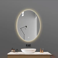 oval cosmetic bath mirrors self haircut cabinet wall mounted shaving bath mirrors bathroom lustro do makijazu bath mirror