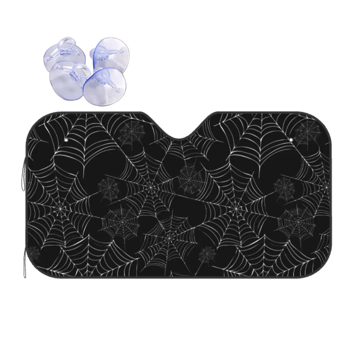 

Spider Webs Cute Windshield Sunshade 76x140cm Animal Foils Sun Visor Solar Protect