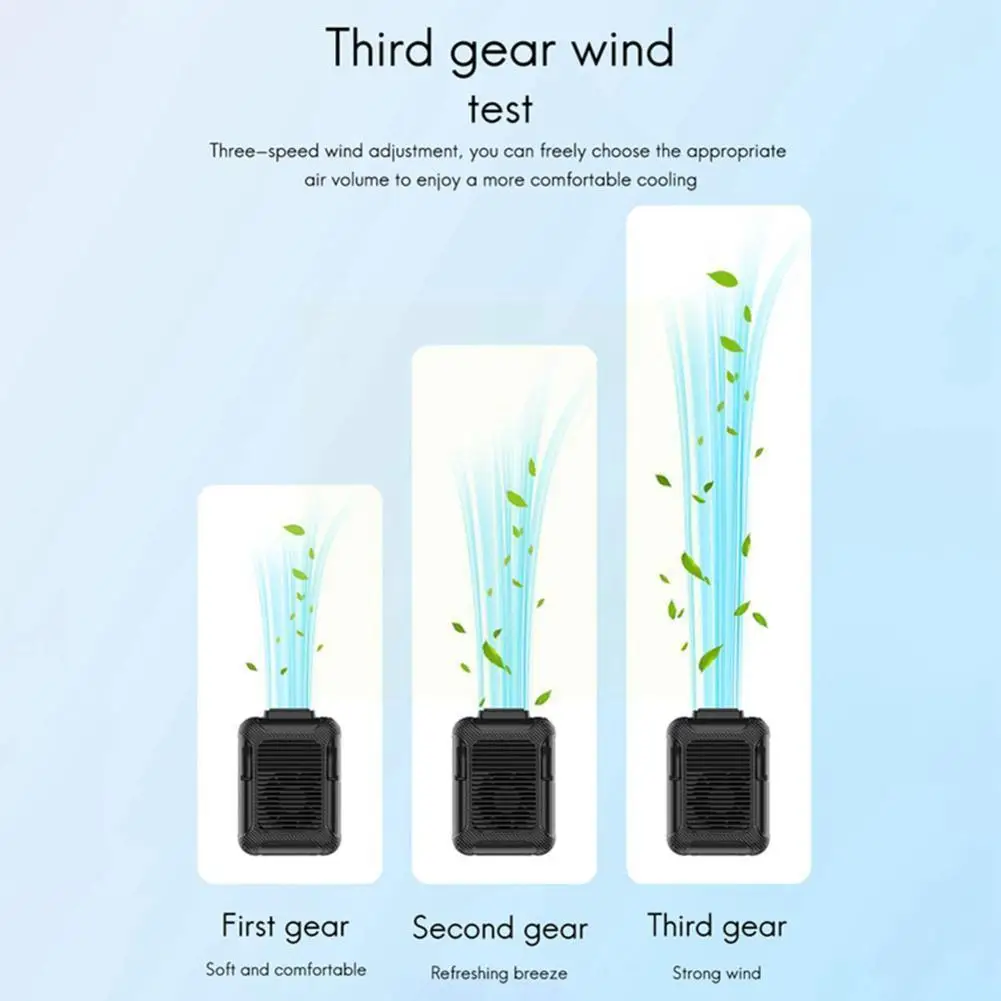 

Wireless Waist Mounted Fan With USB Rechargeable Battery Fan Newest Waist On Clip Hanging Portable Waist Mini Hanging Perso E6W0