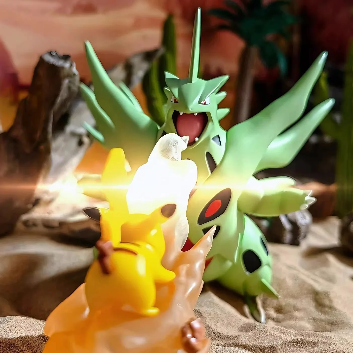 Покемон 11 см Tyranitar аниме фигурка Mega периферийная модель настольное украшение