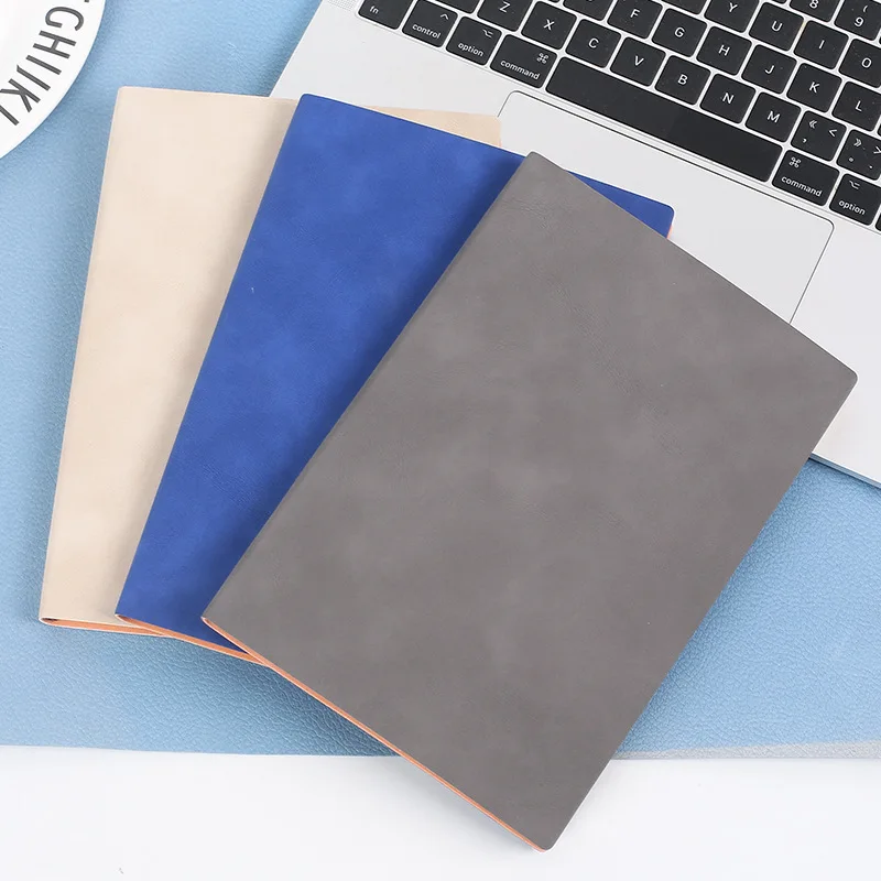 

A5 Notebook Set Printing B5 Business Office Soft Copy Notepad A6 Students Retro Notebook Diary Wholesale