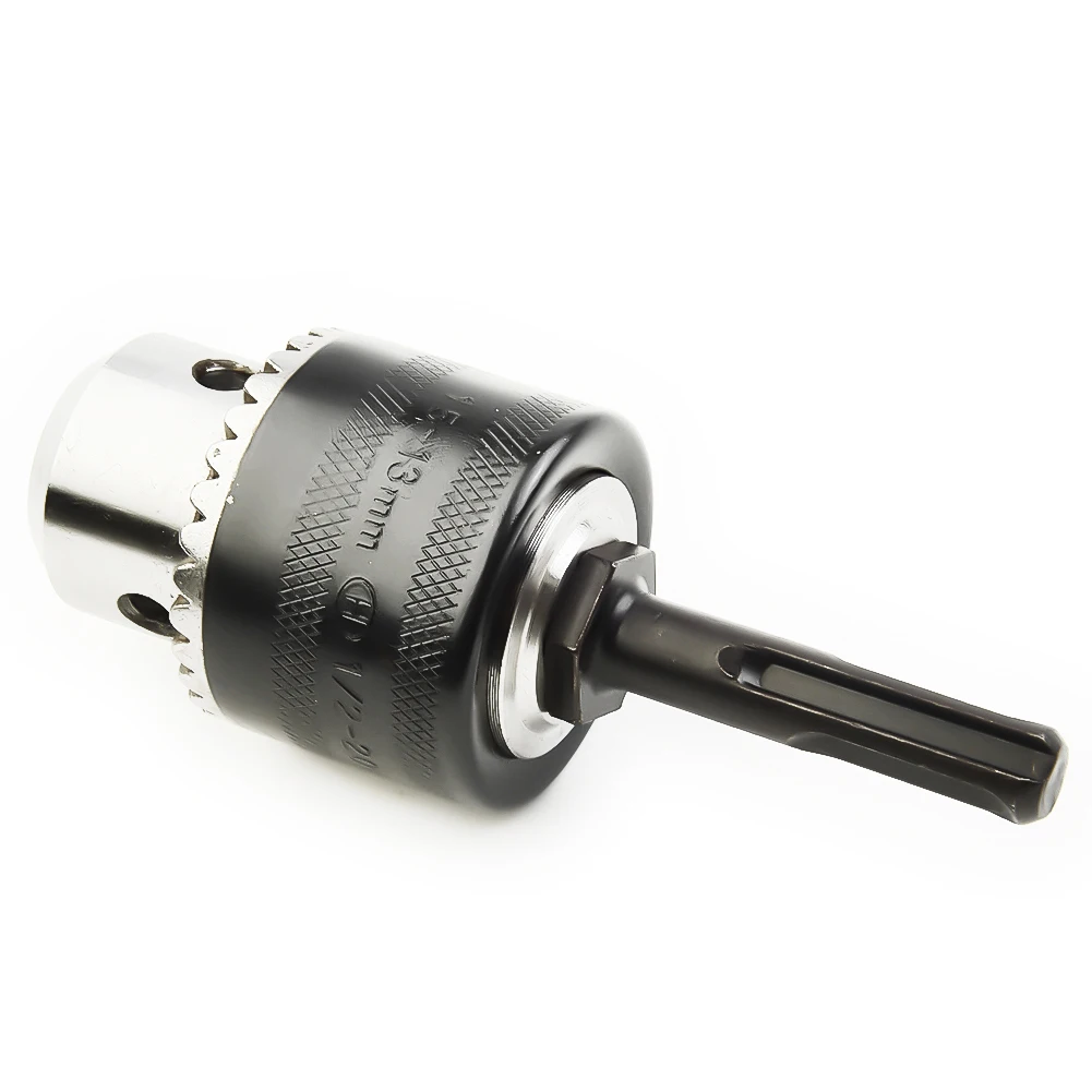 

1.5-13mm Thread 1/2\"-20UNF Rotary Hammer Drill Chuck Tool+ Key +SDS Plus Shank Gear Housing And Gear Cold Pressing Jaws