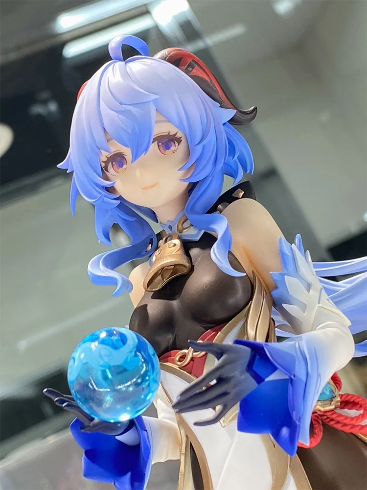 22cm Ganyu Genshin Impact Anime Figure Plenilune Gaze Action Keqing/Paimon/Klee Figurine Collection Model Doll Toys |