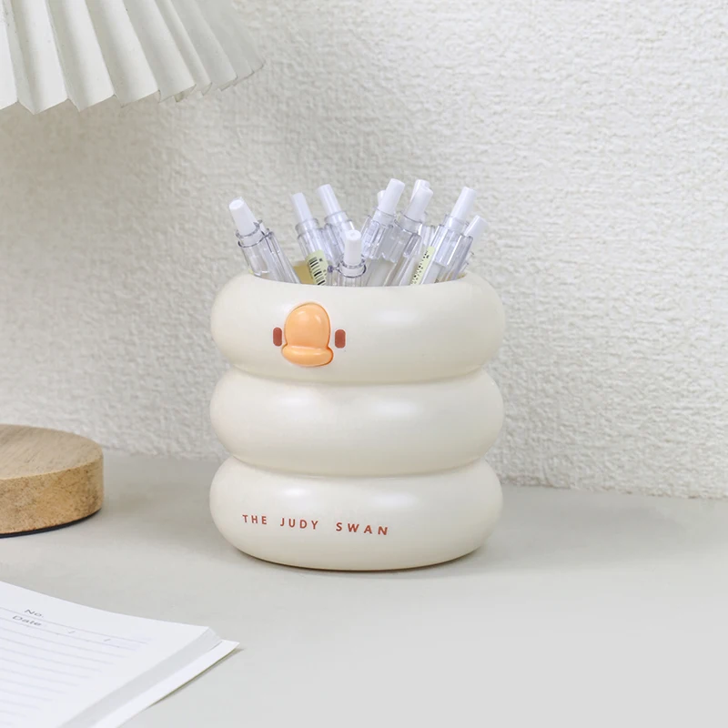 

Держатель Для Ручек С Героями Мультфильмов, Пластиковый Круглый Органайзер Для Карандашей, Кистей Для Макияжа