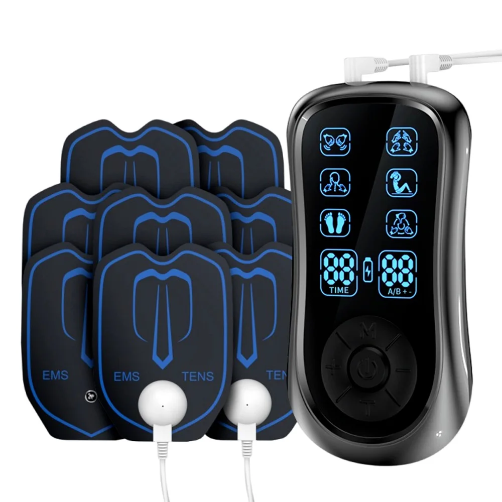 

Tens Muscle Stimulator 6-Mode Electric EMS Acupuncture Body Massager Digital Therapy Machine Electrostimulator Massage Device