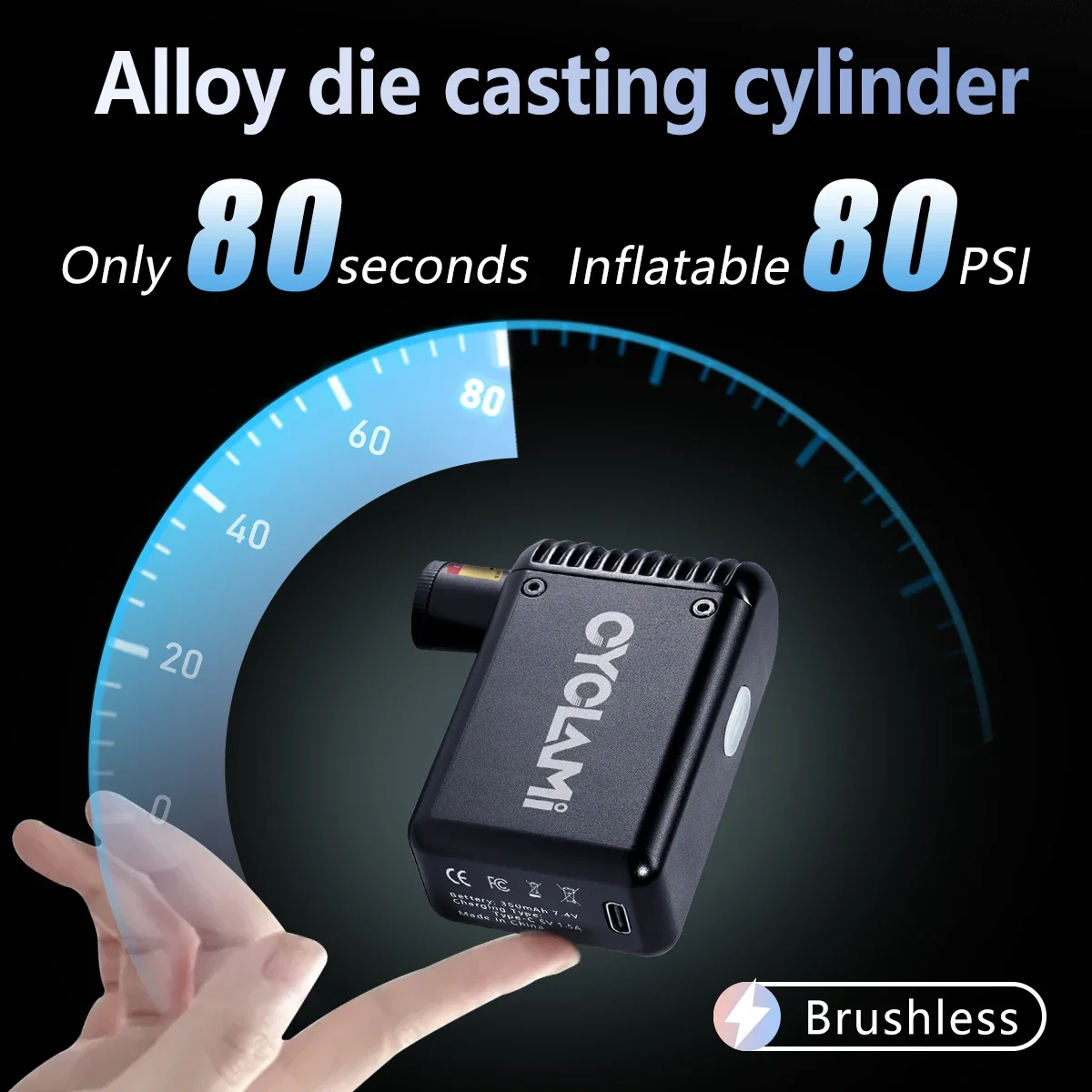 Портативный Мини-электрический Воздушный Насос CYCLAMI